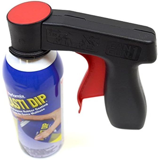 Plasti Dip GLOSSY BLACK RIM KIT, 11 OZ AEROSOL, PACK OF 4 CANS WITH BONUS CANGUN TOOL - COMBINES BOTH COLOR COAT AND GLOSS FINISH - Image 3